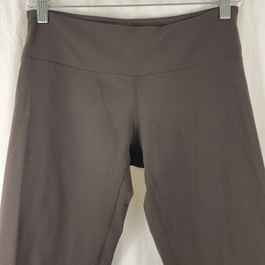 Lululemon Under All Crop Leggings Pant Brown